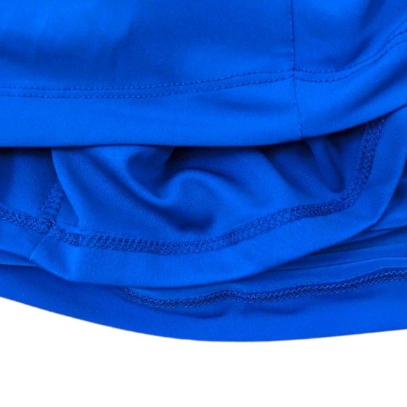 Tahari Lace Up Stretch Sheath Dress Womens Medium NEW Blue Career Work Dress - Picture 8 of 13